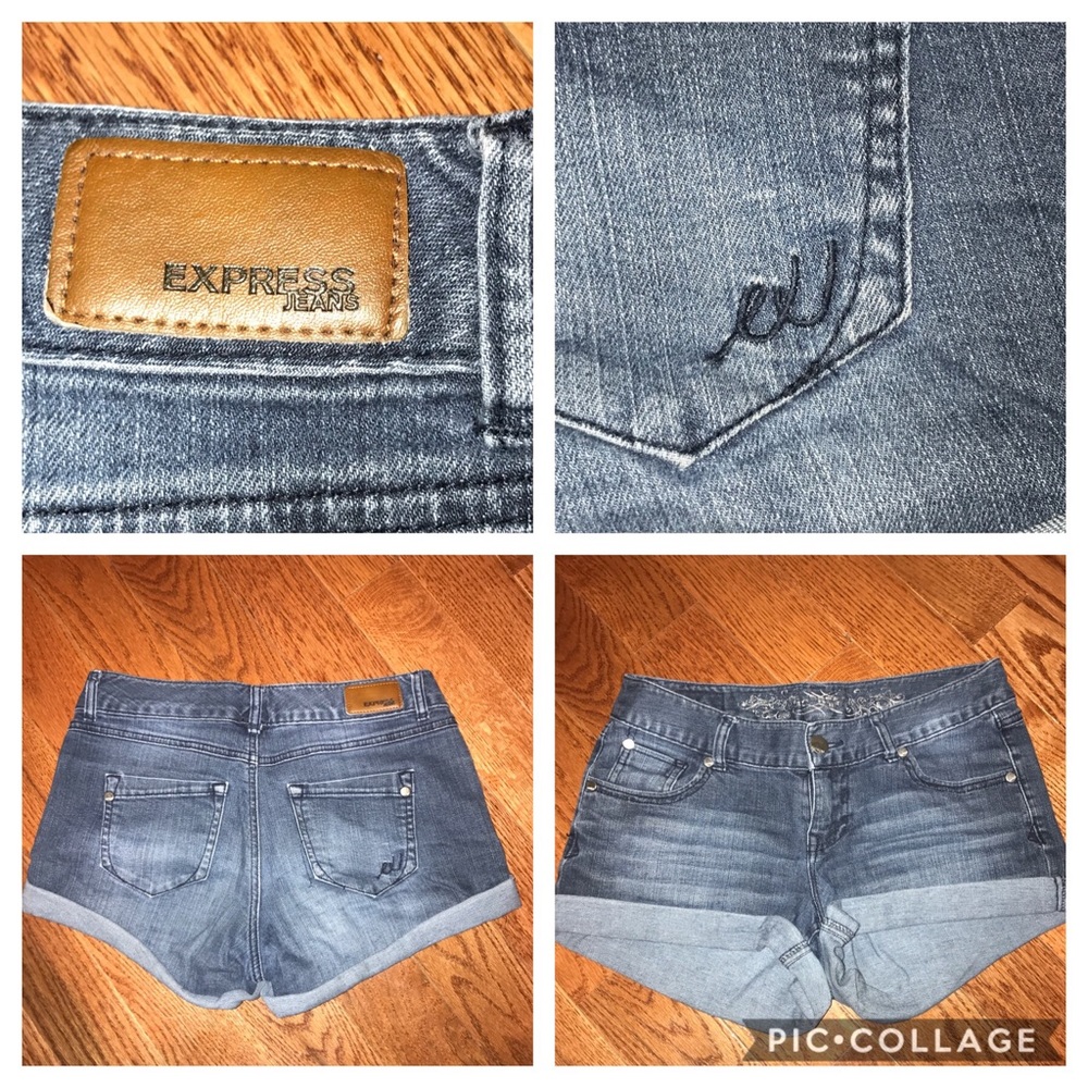 Express jean shorts